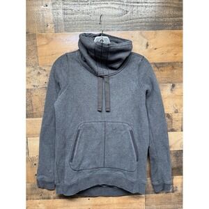 Lululemon Athletica Grey Cowl Neck Long Sleeve Sweatshirt Hoodie Womens Size 4
